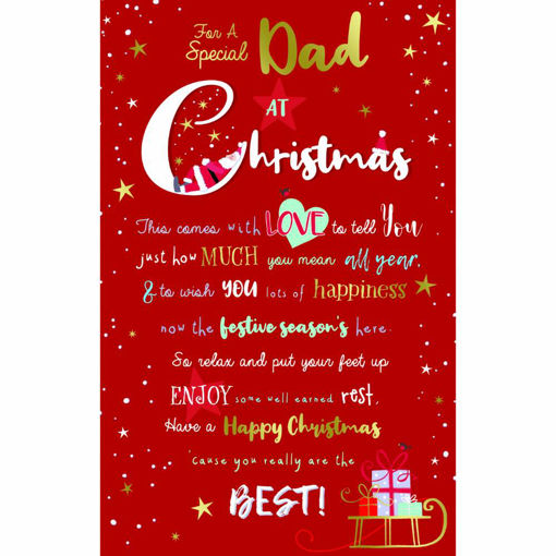Picture of FOR A SPECIAL DAD AT CHRISTMAS CARD